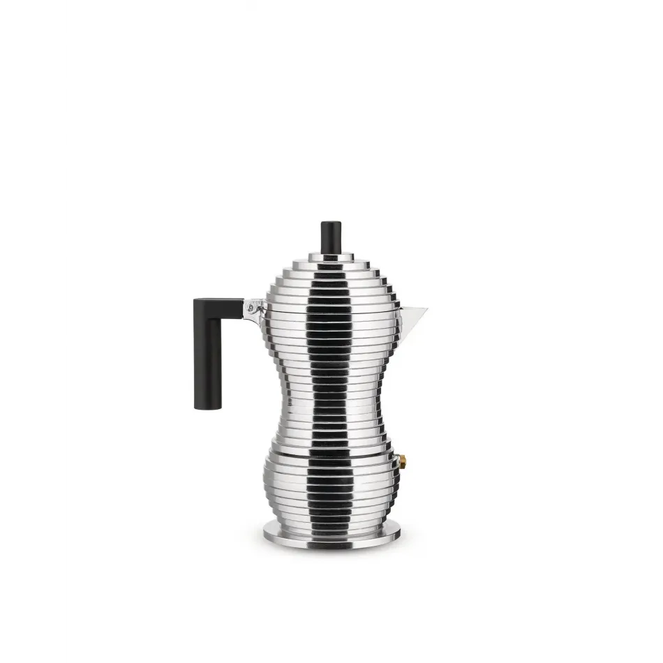 Pulcina Espresso Coffee Maker Cups 6 - Black