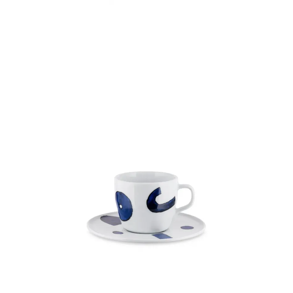 Itsumo Yunoki Ware Set Of Drip Coffee Cup With Saucer 4 Pieces
