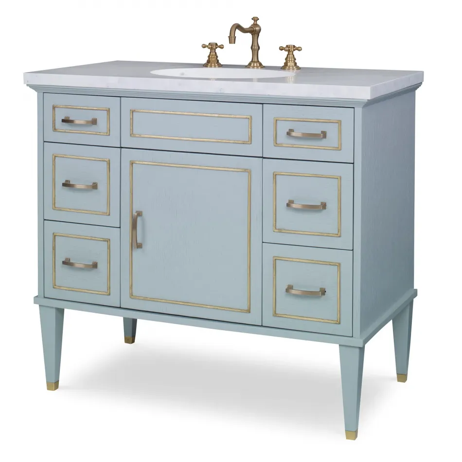 Toulouse 40" Single Bath Vanity Polar Blue