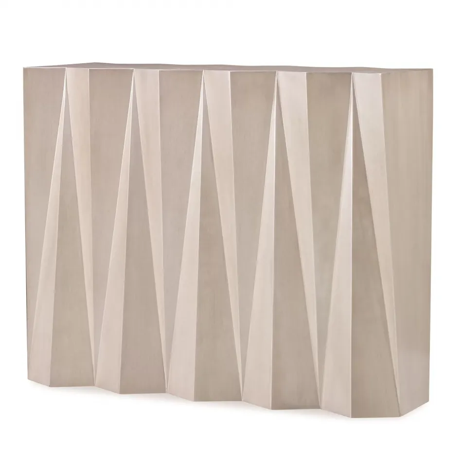 Accordion Console Table Champagne