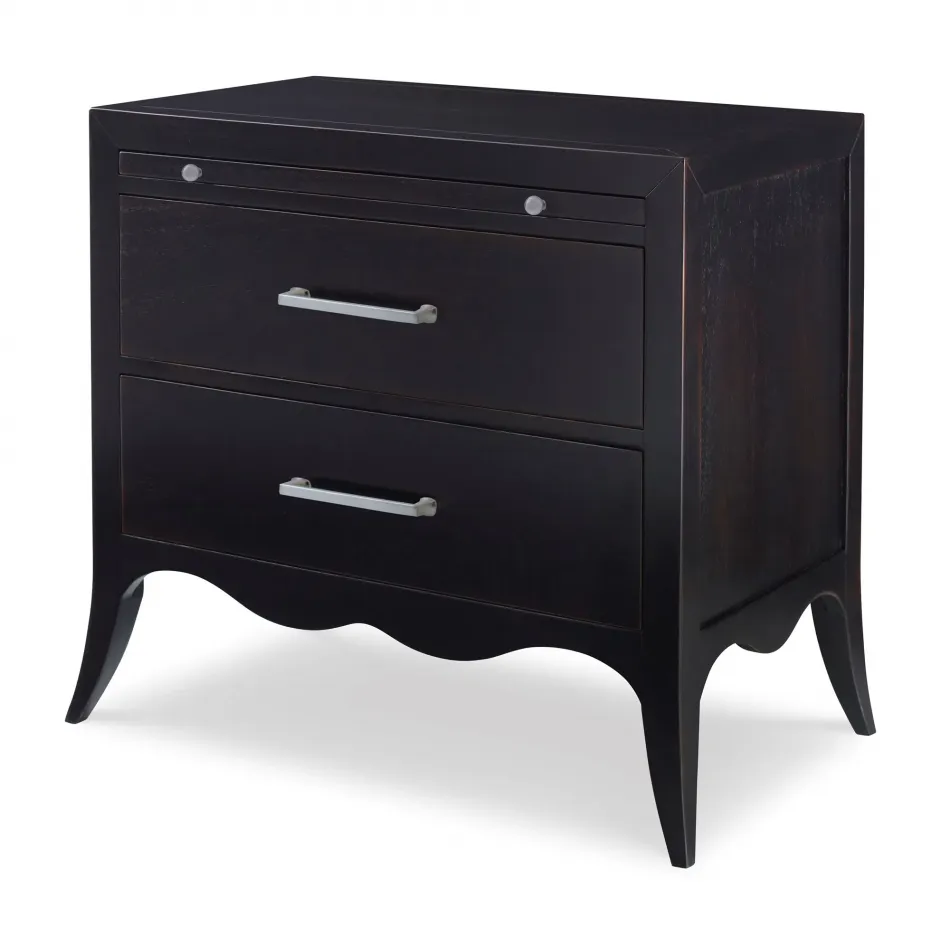 Beatrix Nightstand (Large) Rubbed Raven