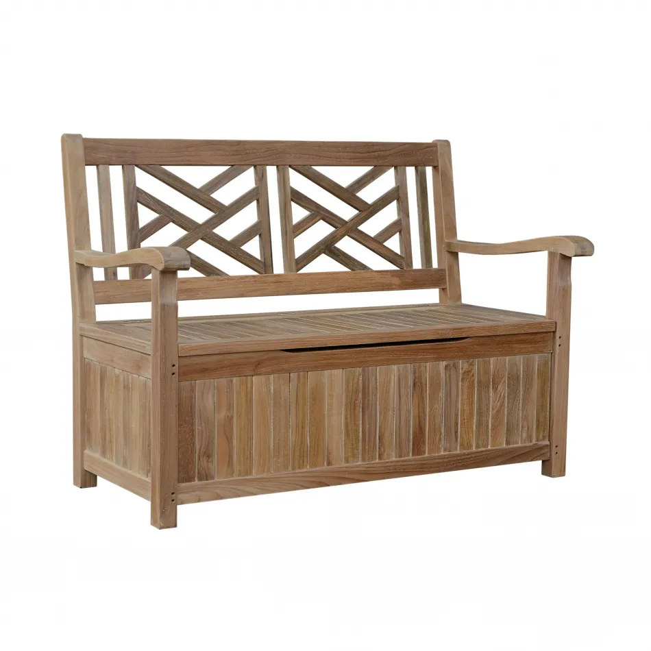 Outdoor Vilano Storage Bench