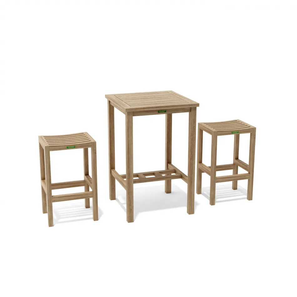 Avalon Montego 3-Piece Square Bar Set