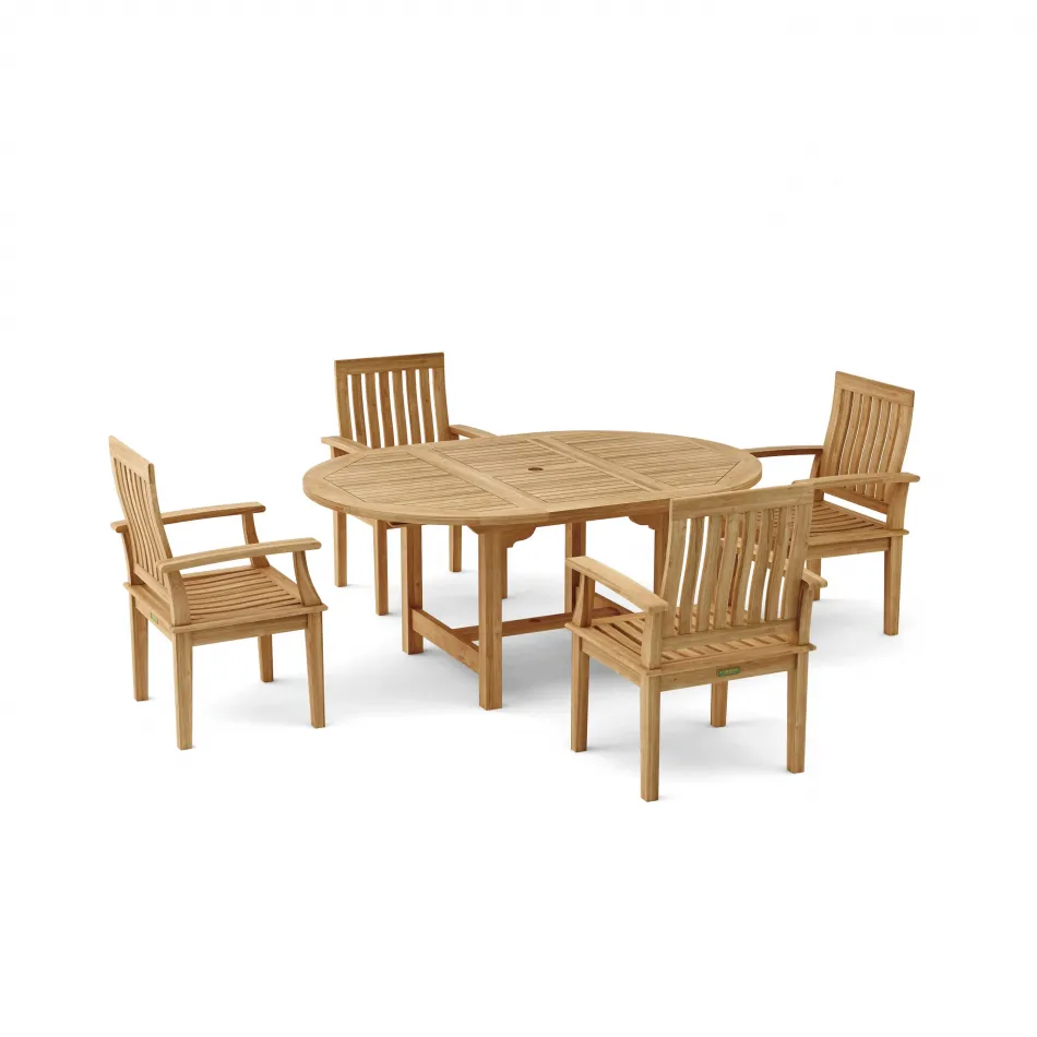 Bahama Brianna 5-Piece Extension Dining Set