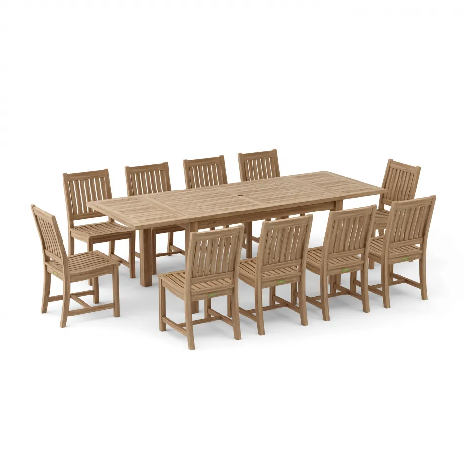 Bahama Rialto 11-Piece Rectangular Dining Set