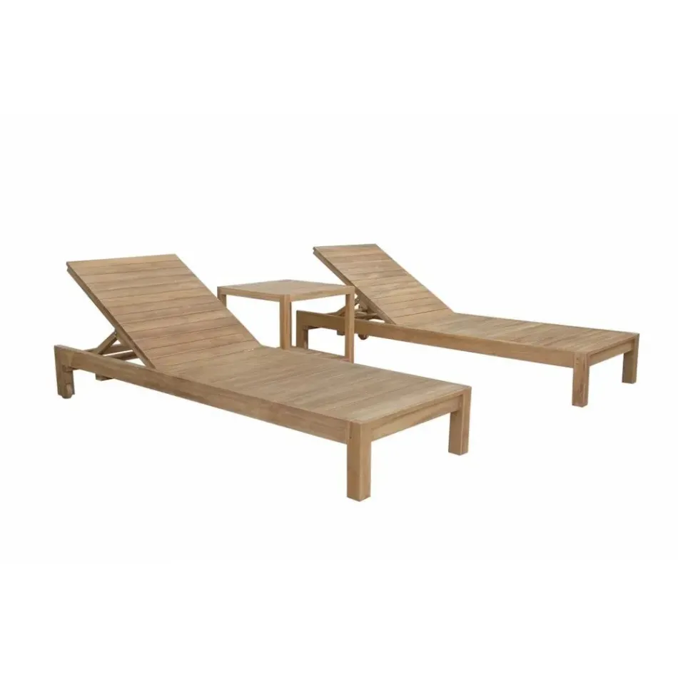 Outdoor South Bay Glenmore 3-Pieces Lounger Set