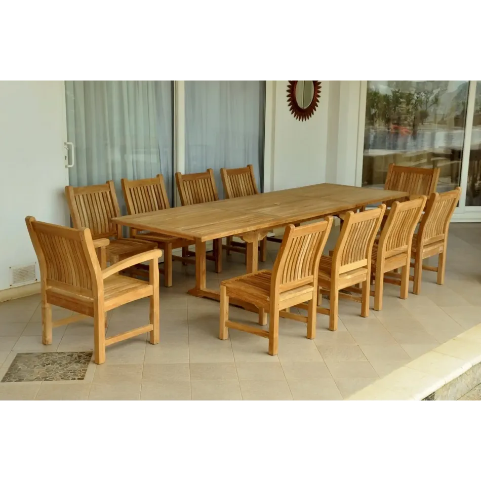 Bahama Sahara 11-Piece 10' Rectangular Dining Set