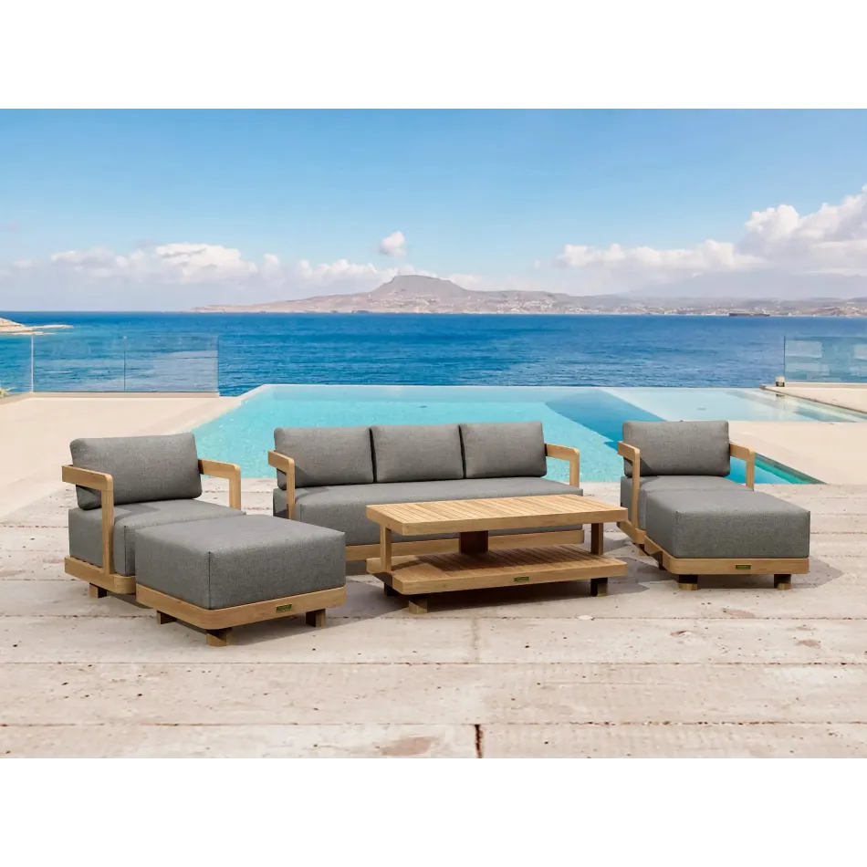 Outdoor Set-903 6-Pc Granada Deep Seating