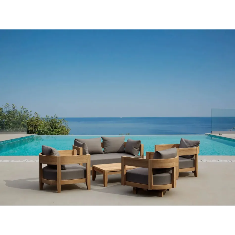 Outdoor Set-173 5-Pc Coronado Deep Seating Set