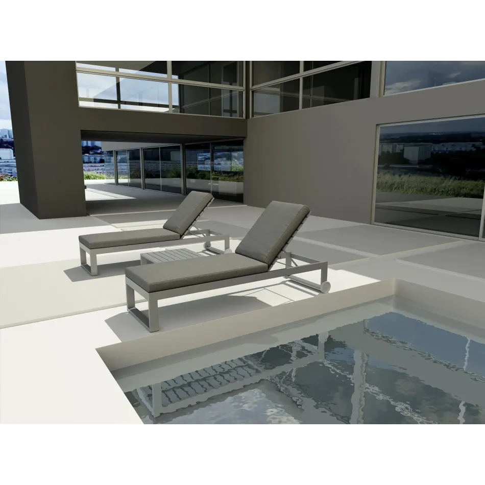 Outdoor Lucca Sun Lounger 3-Pieces Set