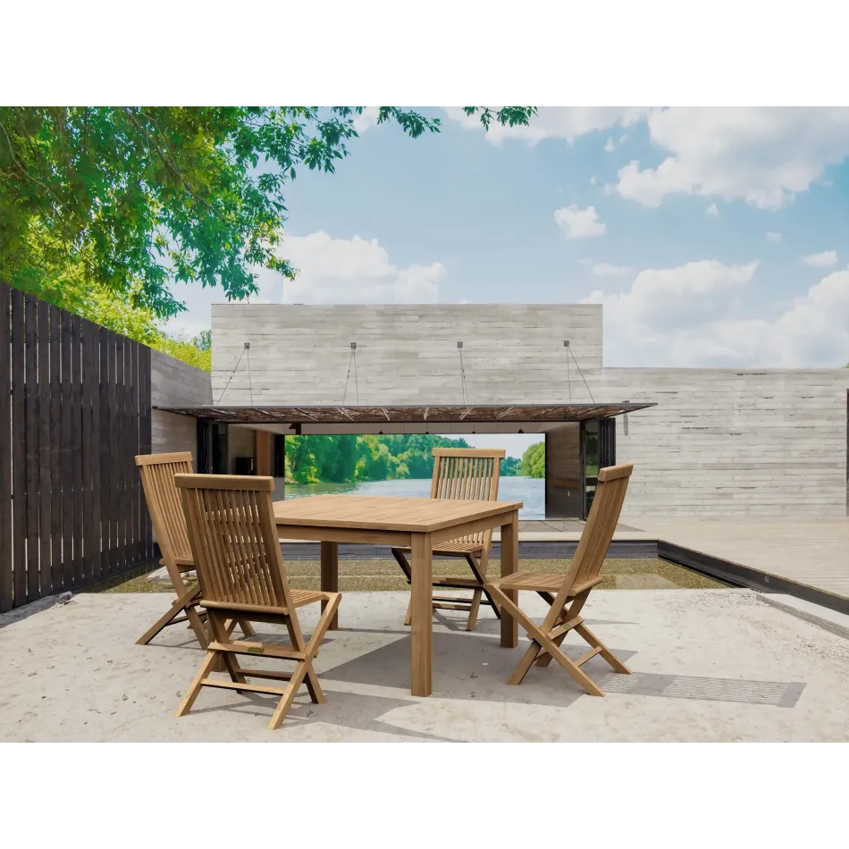 Outdoor Windsor Classic 5-Pieces Folding Dining Chair