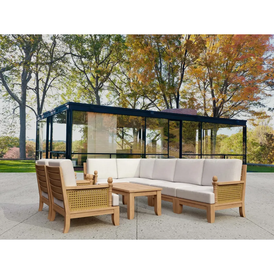 Outdoor Luxe 8-Pieces Modular Set