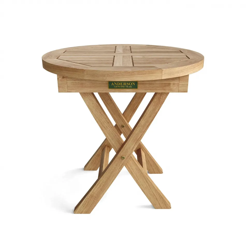 Bahama 20" Mini Side Round Folding Table