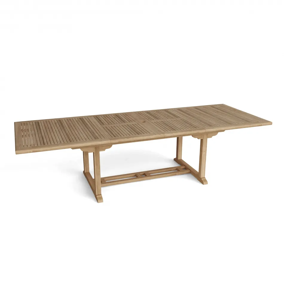 Valencia 117" Rectangular Table W/ Double Extensions