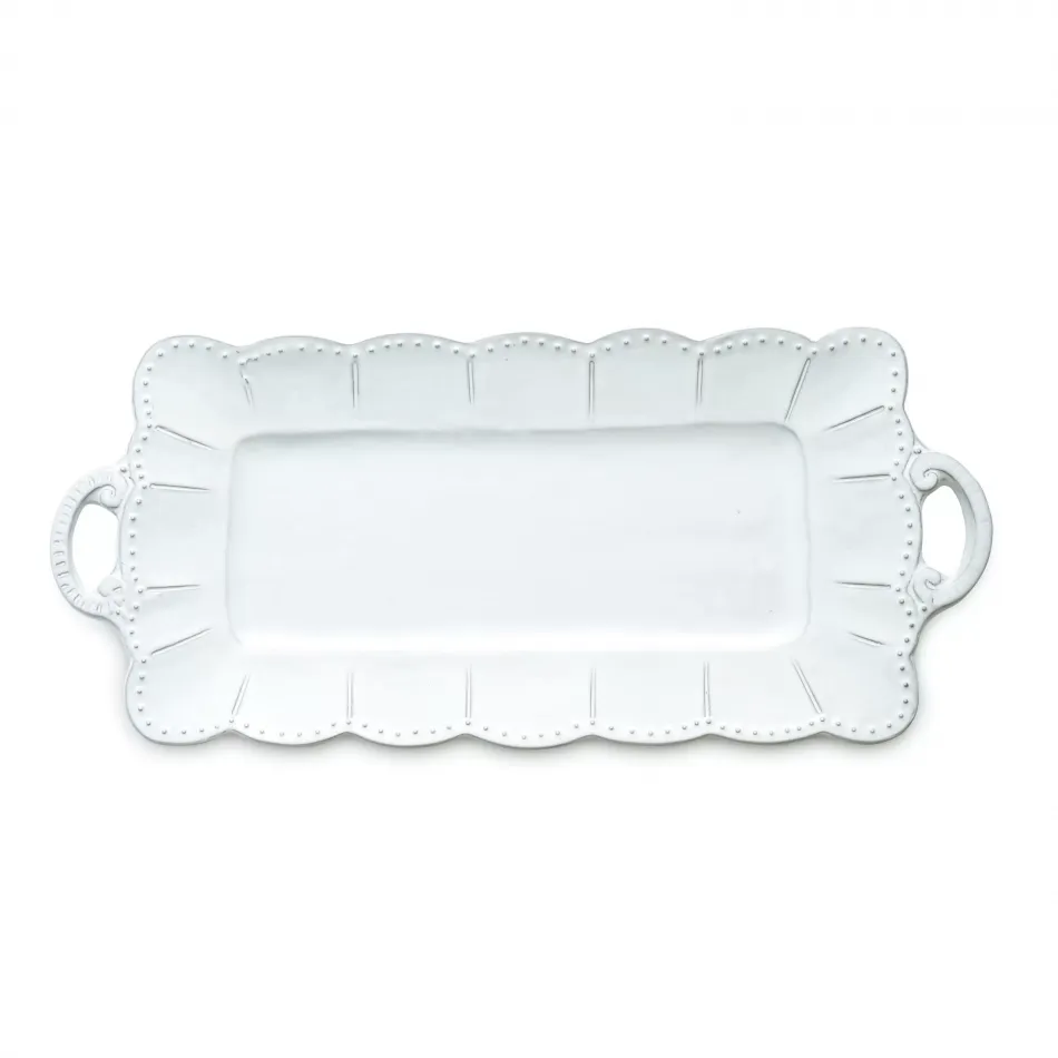 Bella Bianca Rectangular Tray 19.25" L x 8.5" W