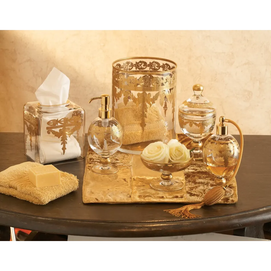 Baroque Gold Bath Accessories
