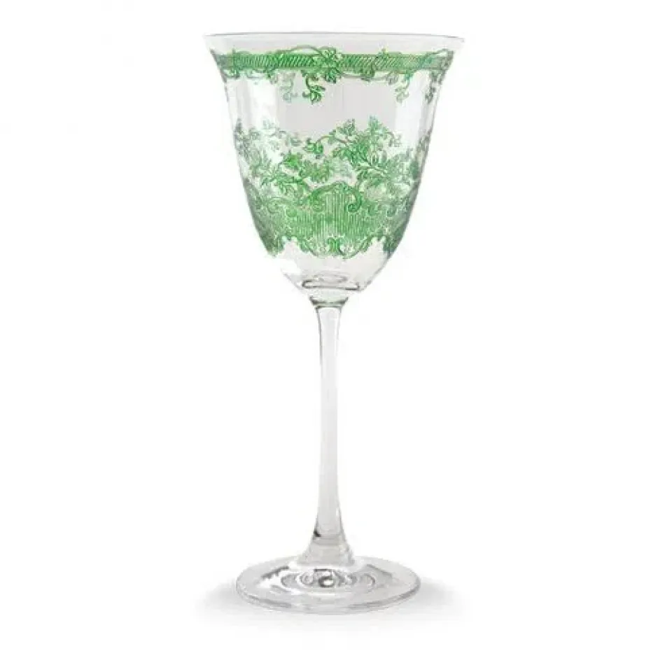 Giardino Green Wine Glass