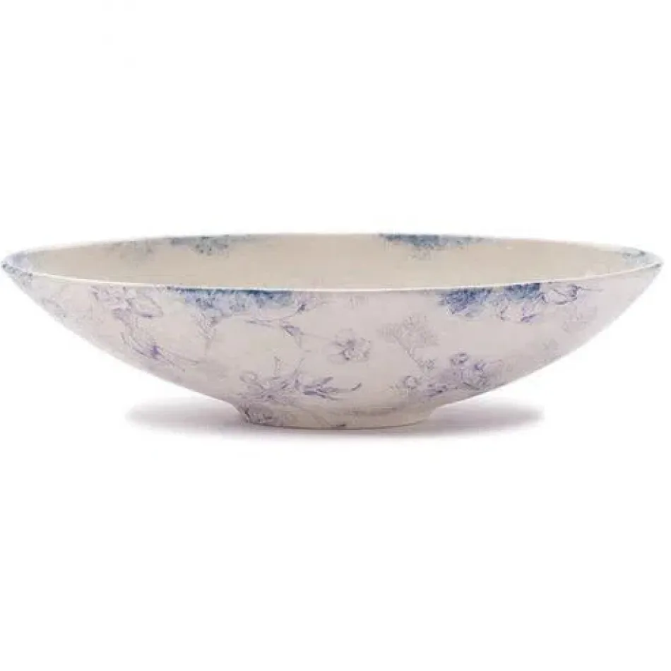 Giulietta Blue Oval Serving Bowl 16.75" L x 8.5" W x 4" H