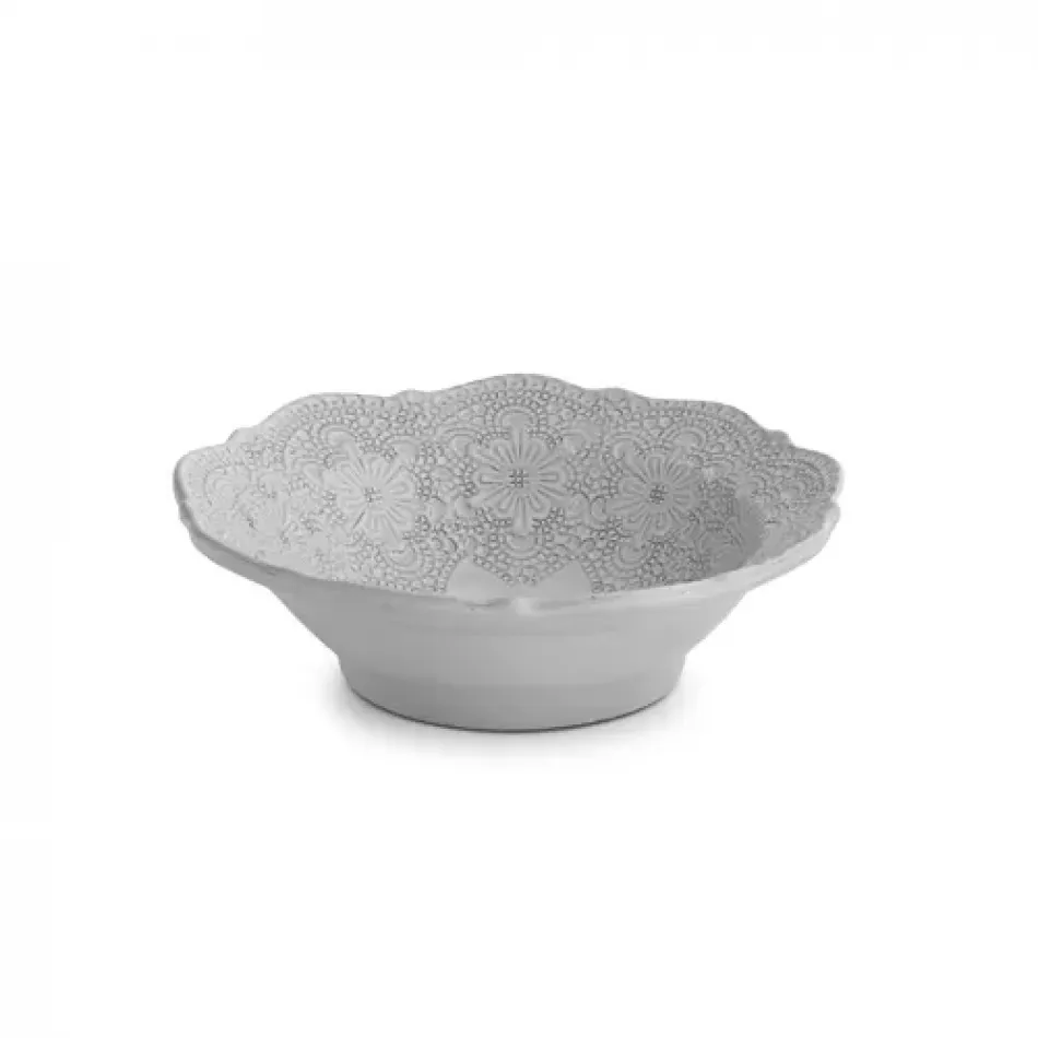 Merletto White Cereal Bowl 7.25" D