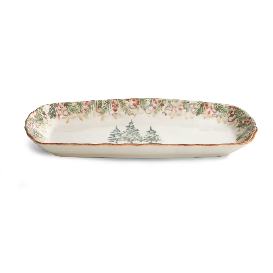 Natale Rectangular Tray 13.5" L x 7" W