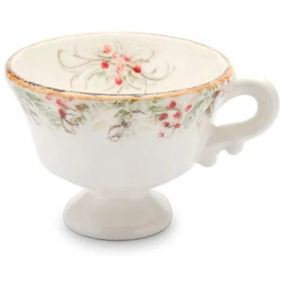 Natale Tea Cup 3.5" H x 5.25" W 7 oz