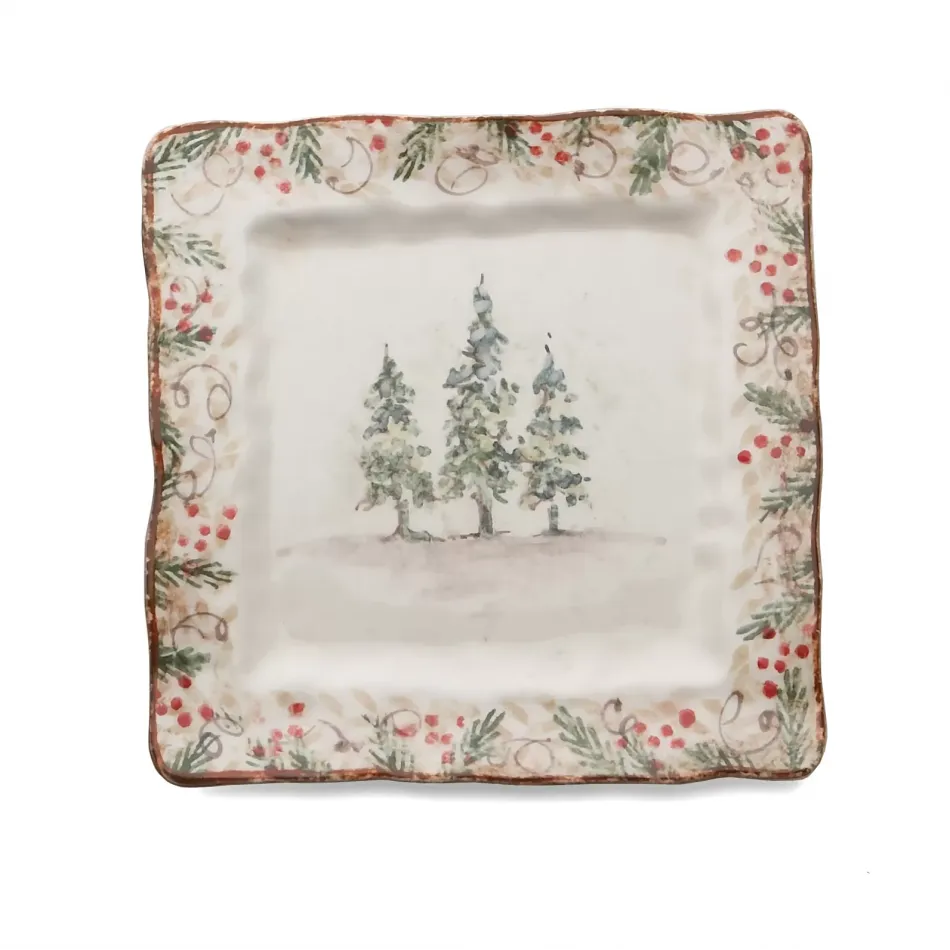 Natale Square Plate 8.5" Sq