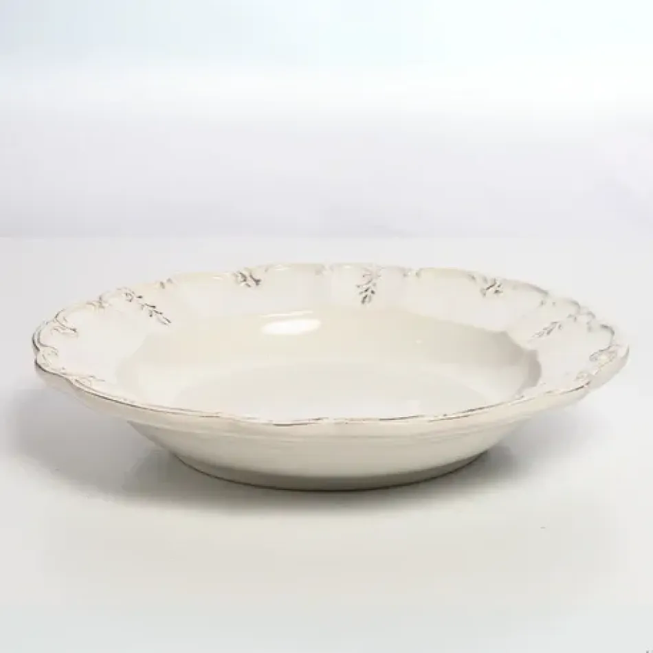 Renaissance White Pasta Bowl
