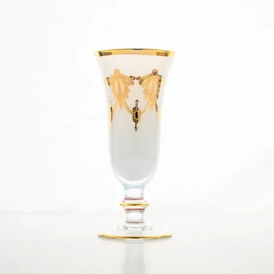Rialto Borghese White with Gold Flute