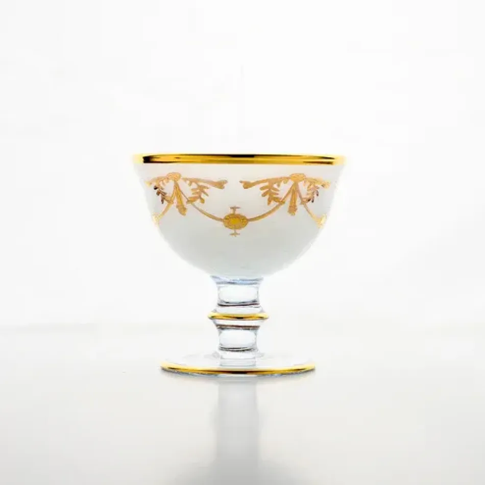 Rialto Borghese White with Gold Compote