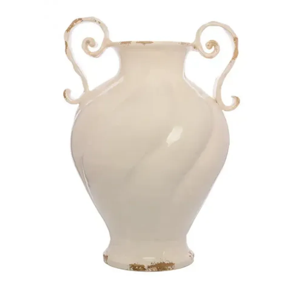 Scavo Cream Twist Urn