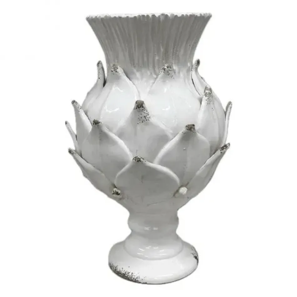 Scavo Harvest Antique White Urn