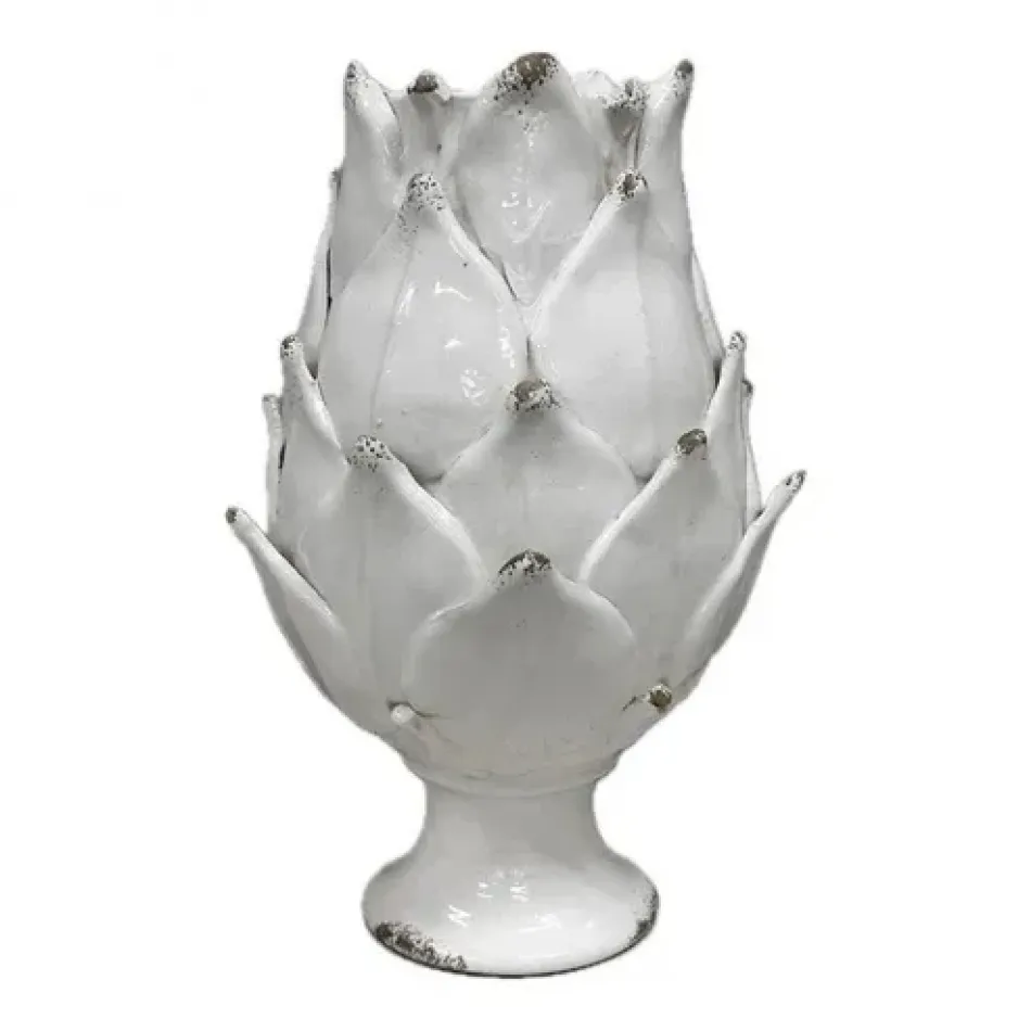 Scavo Harvest Antique White Vase