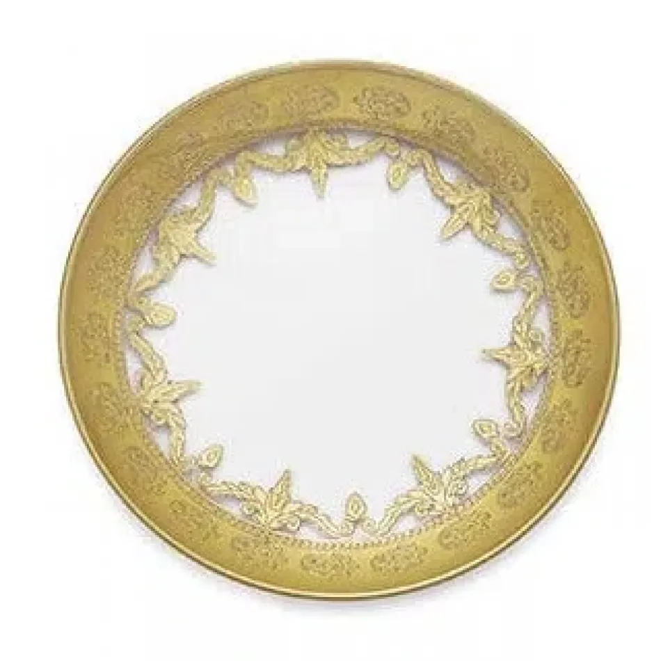 Vetro Gold Bread/Canape Plate 5.75" D