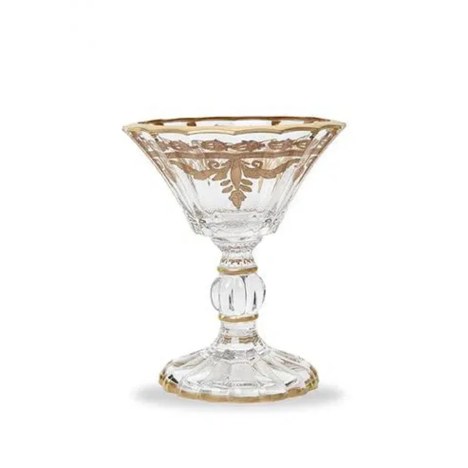 Vetro Gold Petite Pedestal Candy Dish