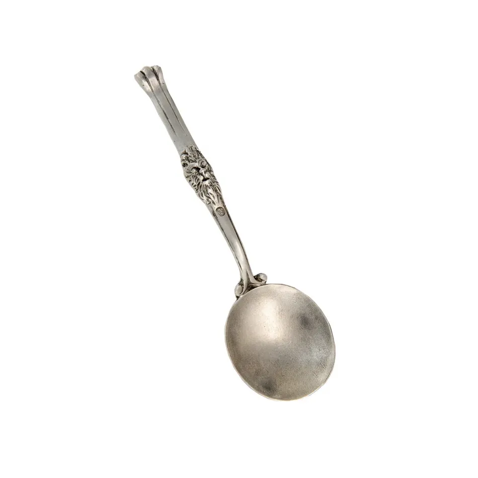 Vintage Spoon with Center Decoration 4.5"L