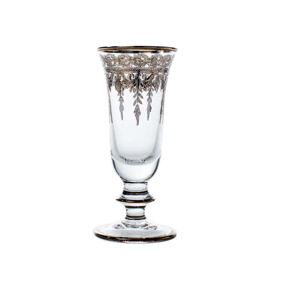 Vetro Platinum Flute 7.25"H x 3"D 6 oz