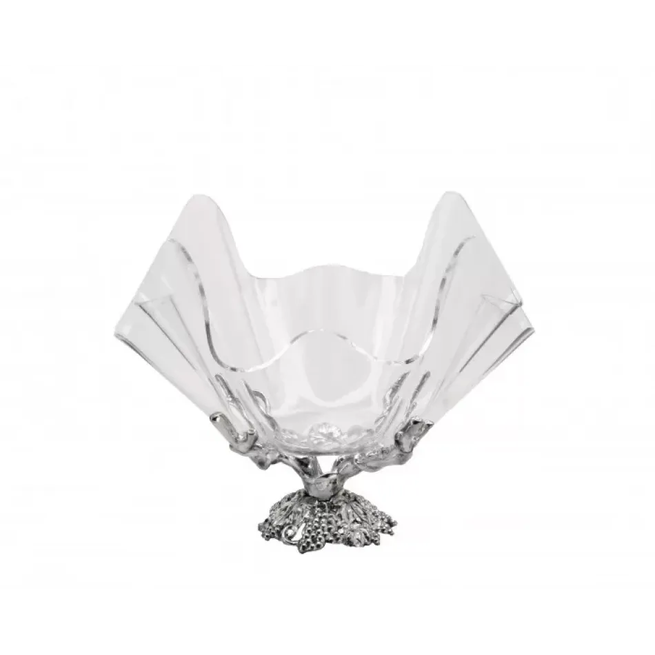 Grapevine Acrylic Bowl 14" Stand