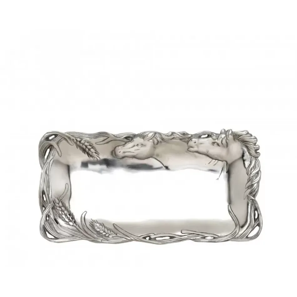 Equestrian Horse Bread Tray 6"x12"