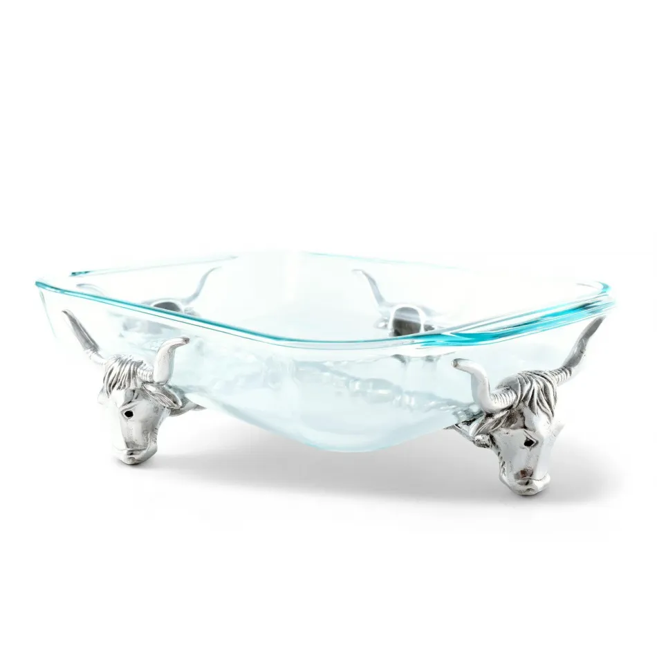 Pyrex Holder 3 Qt Longhorn Steer