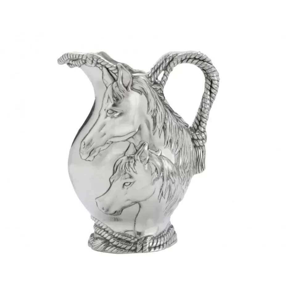 Equestrian Horse and Rope Pitcher
