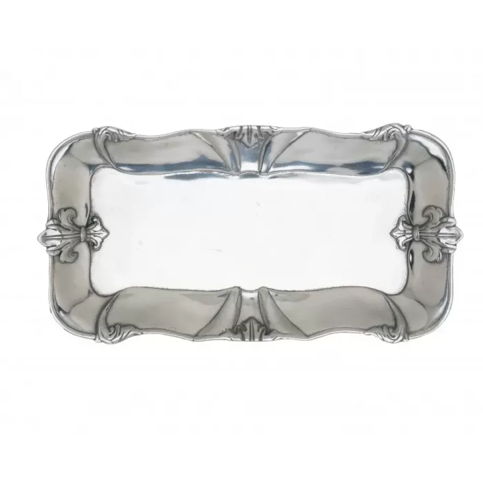 Fleur De Lis Bread Tray 6"x12"