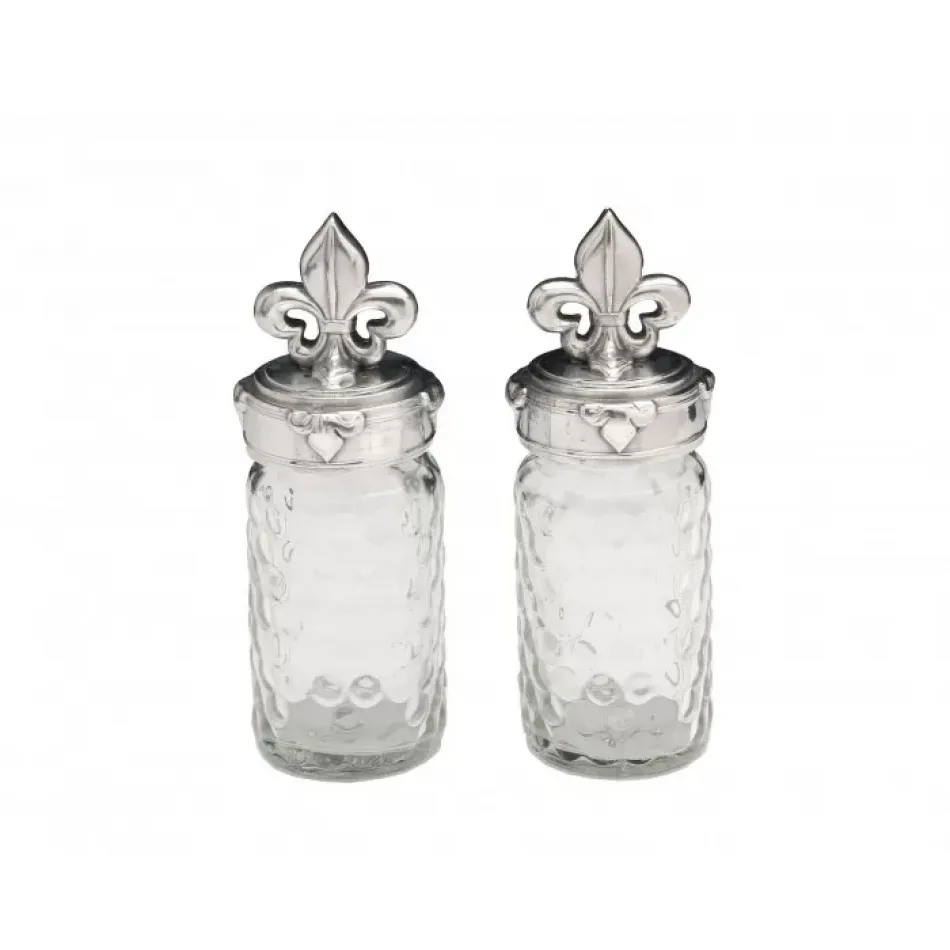 Fleur De Lis Salt and Pepper Set