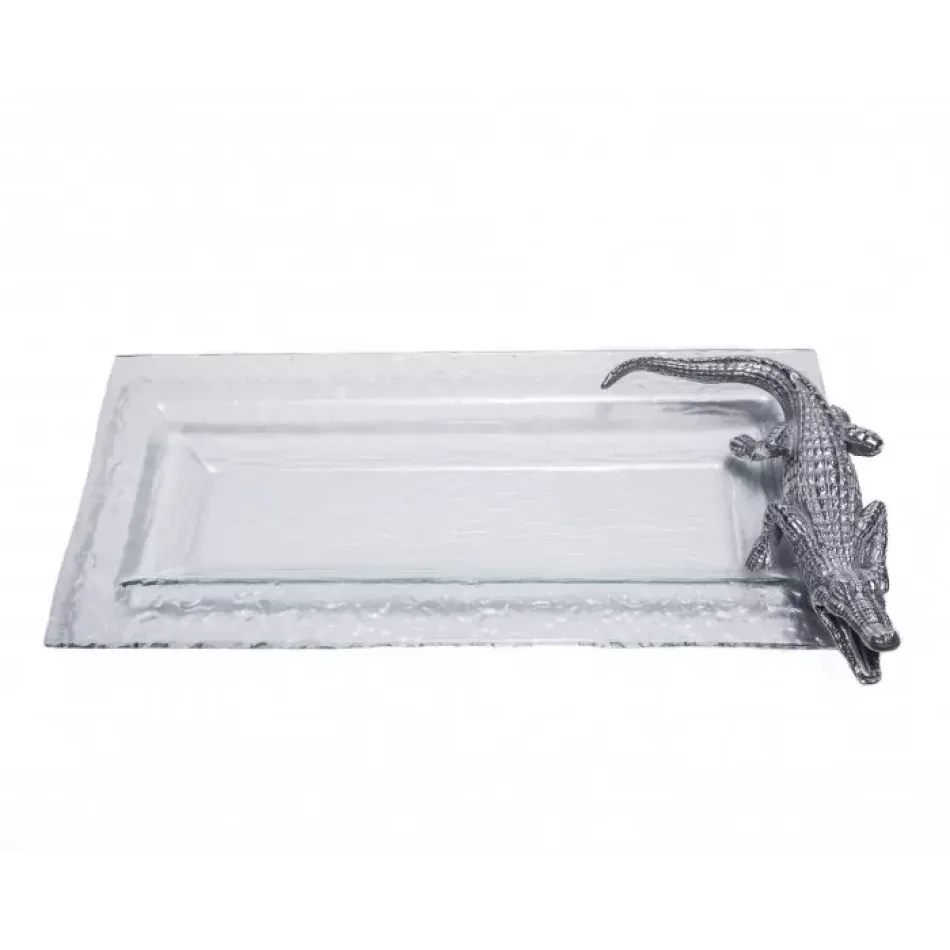 Alligator Oblong Tray 18 x 8 in