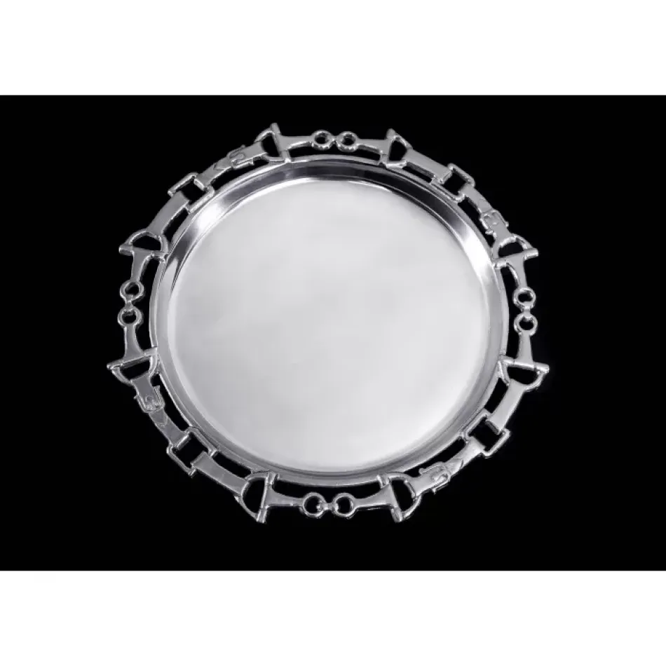 Equestrian Round Tray 12"