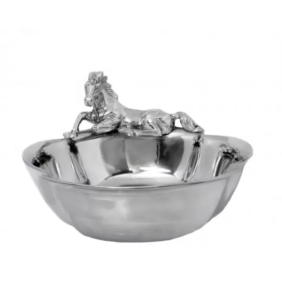 Equestrian Horse Bowl 12.5"