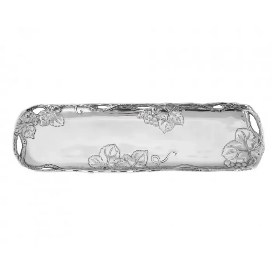Grape Vineyard Openwork Oblong Tray