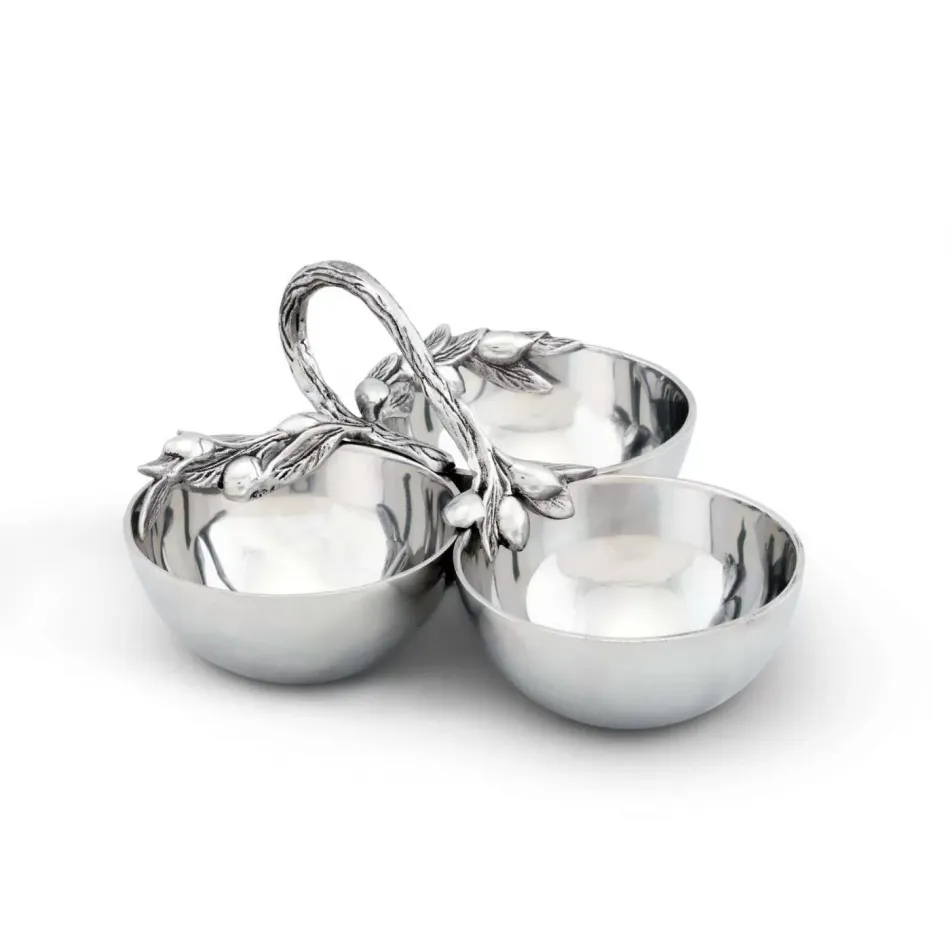 Olive Grove 3 Serving Bowl