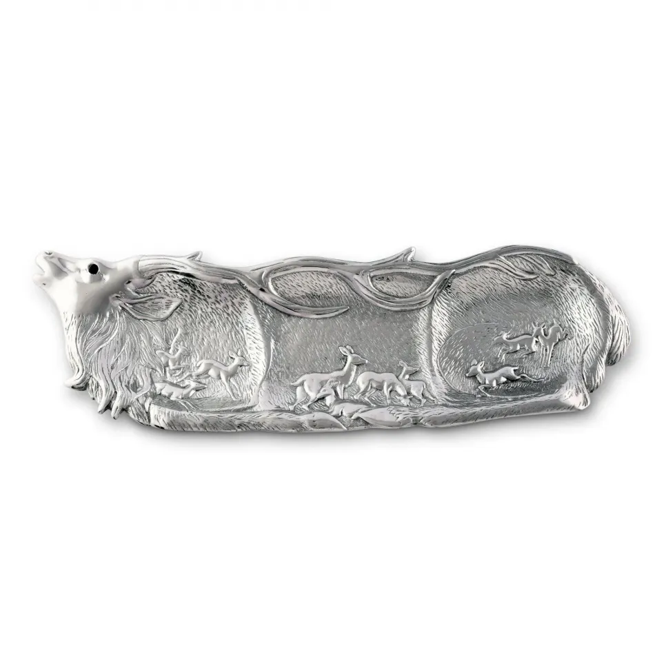 Oblong Tray Elk Herd