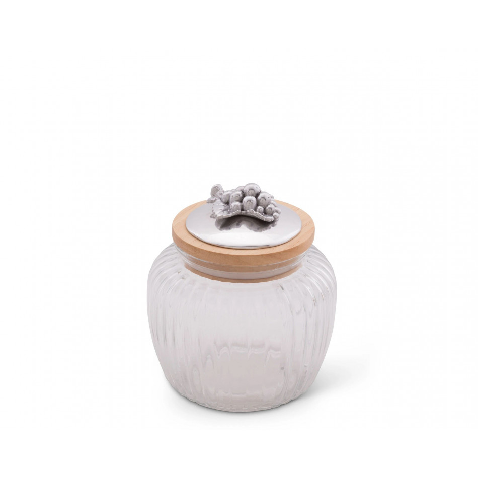 Grape Glass Canister Medium
