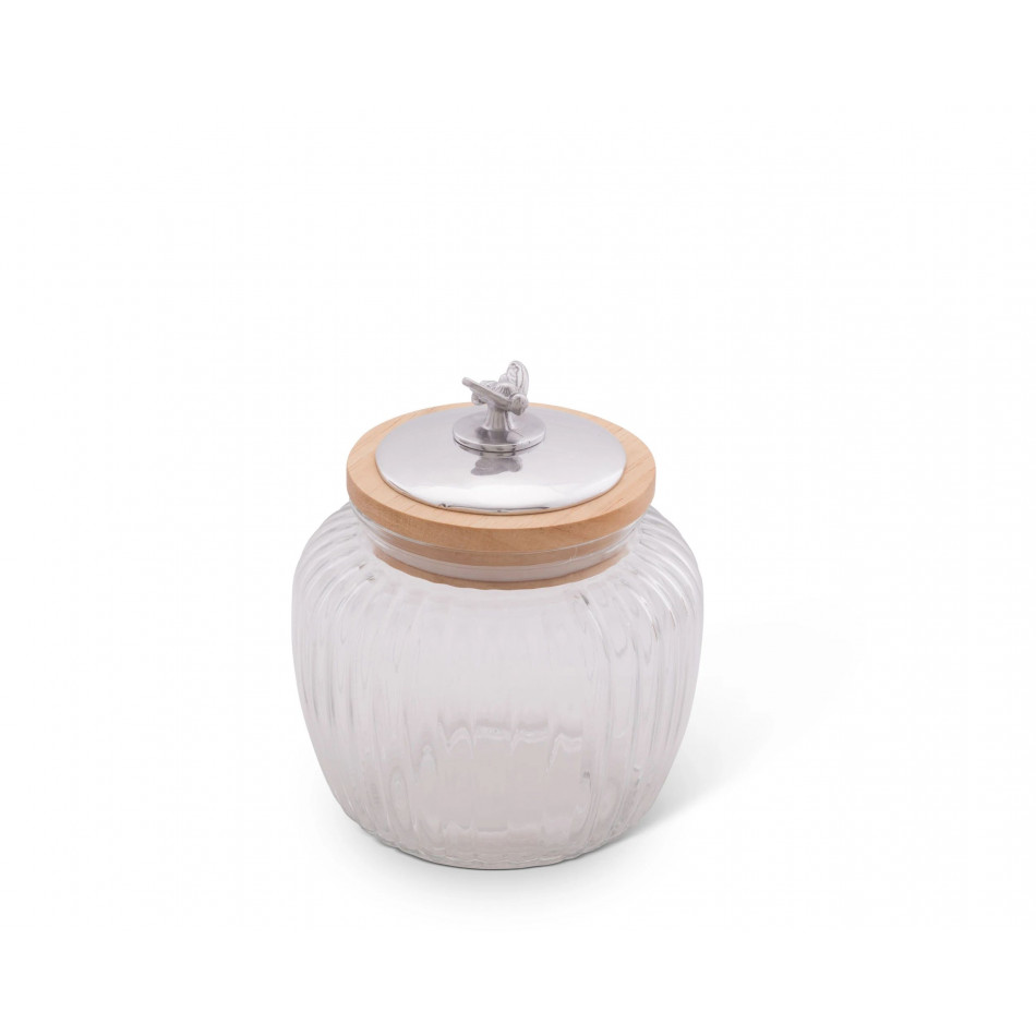 Bee Glass Canister Medium